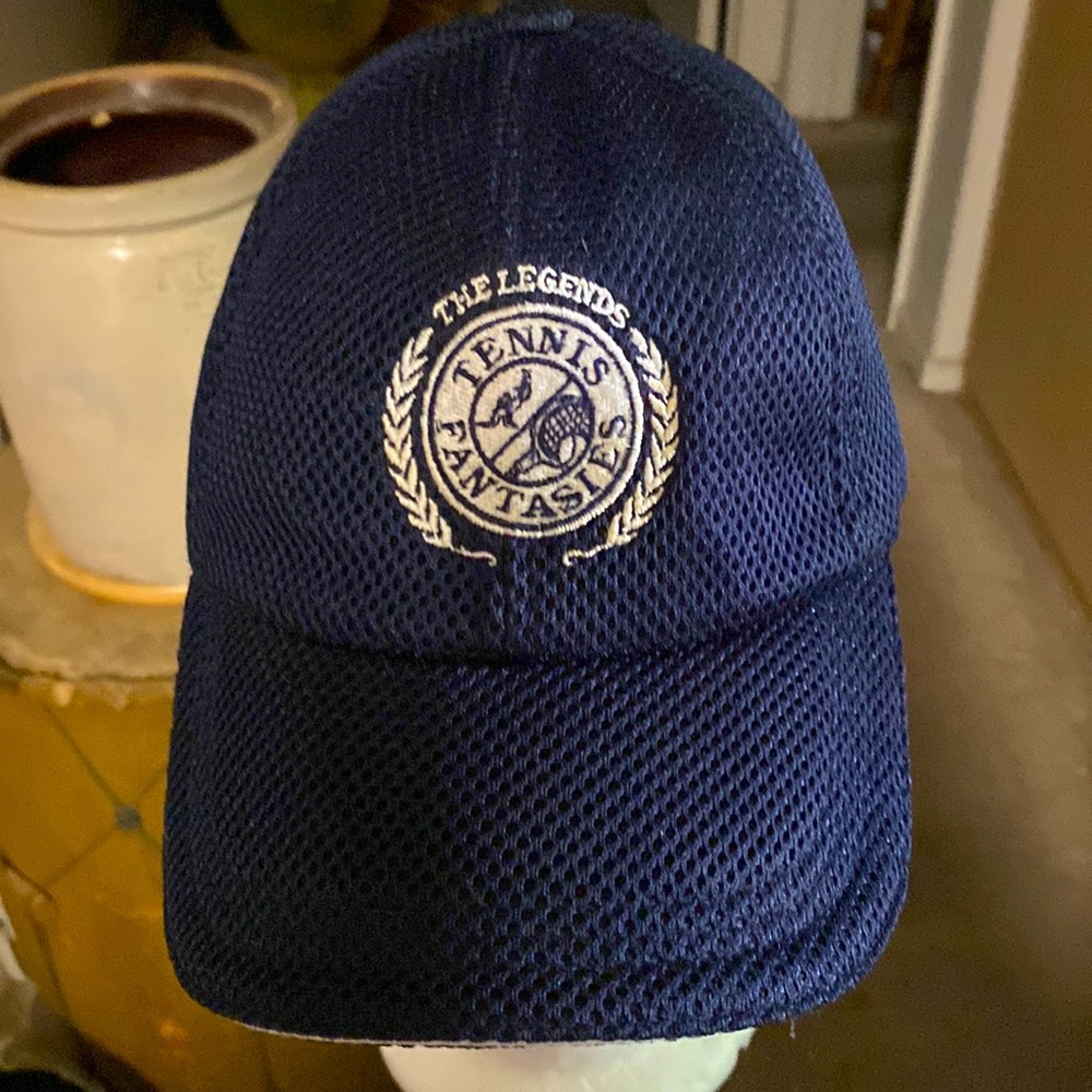 Legends  Snap Back Hat Vintage Embroidered “Tennis Fantasy” The Legends EUC